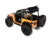 Trektop Glide 2-Door for JL Jeep 2018-26 Wrangler JL Black Diamond Bestop