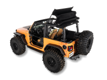 Trektop Glide 2-Door for JL Jeep 2018-26 Wrangler JL Black Diamond Bestop