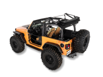 Trektop Glide 2-Door for JL Jeep 2018-26 Wrangler JL Black Diamond Bestop