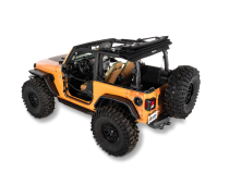 Trektop Glide 2-Door for JL Jeep 2018-26 Wrangler JL Black Diamond Bestop