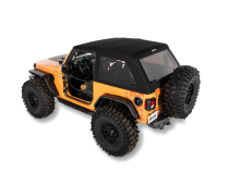 Trektop Glide 2-Door for JL Jeep 2018-26 Wrangler JL Black Diamond Bestop