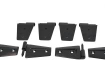 Jeep JK Door Hinge Set 8 Pieces 4 Door 07-18 Wrangler JK Textured Black Kentrol