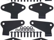 Jeep JK Body Door Hinge Set 8 Pieces 4 Door 07-18 Wrangler JK Textured Black Kentrol