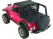 Black Denim Cover All Kit for 1987-1991 Jeep YJ Wrangler RT Off Road
