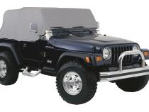 Fits Over Roll Bar Water Resistant Gray Cab Cover for 1987-91 Jeep YJ Wrangler RT Off Road