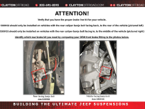 Jeep Wrangler Rear Brake Lines 392 4Xe XR 2021+ JL Clayton Off Road
