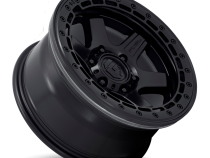 Aluminum Wheels 17X8.5 Block Beadlock D122 6 On 139.7 Matte Black Matte Black Ring 106.1 Bore 0 Offset 6 Spoke Fuel Off Road Wheels