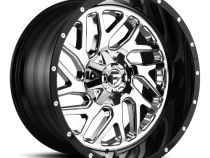 Aluminum Wheels 20X10 Triton D211 8 On 170 Chrome/Gloss Black Lip 125.1 Bore -19 Offset Mesh Spoke Fuel Off Road Wheels