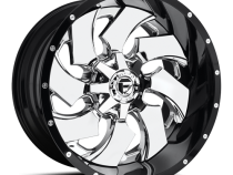 Aluminum Wheels 20X9 Cleaver D240 6 On 135/6 On 139.7 Chrome/Gloss Black Lip 106.1 Bore 20 Offset 8 Spoke Fuel Off Road Wheels