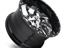 Aluminum Wheels 20X9 Cleaver D240 6 On 135/6 On 139.7 Chrome/Gloss Black Lip 106.1 Bore 20 Offset 8 Spoke Fuel Off Road Wheels