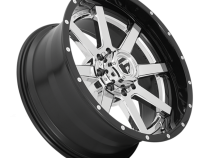 Aluminum Wheels 20X12 Maverick D260 8 On 180 Chrome/Gloss Black Lip 125.1 Bore -44 Offset Fuel Off Road Wheels