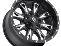 Aluminum Wheels 20X9 Throttle D513 8 On 170 Black Milled 125.2 Bore 1 Offset Fuel Off Road Wheels