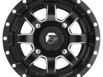 Aluminum Wheels 26X7 Maverick UTV D538 4 On 156 Matte Black Milled 132 Bore 13 Offset Fuel Off Road Wheels