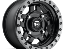 Aluminum Wheels 15X7 Anza UTV D557 4 On 136 Matte Black Beadlock 110.2 Bore 38 Offset 5 Spoke Fuel Off Road Wheels