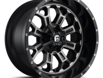 Aluminum Wheels 17X9 Crush D561 6 On 135/6 On 139.7 Gloss Black Double Dark Tint Machined Face 106.4 Bore 1 Offset 8 Spoke Fuel Off Road Wheels