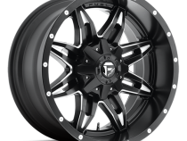 Aluminum Wheels 18X9 Lethal D567 8 On 165.1 Matte Black Milled 125.2 Bore 1 Offset Fuel Off Road Wheels