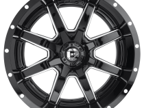 Aluminum Wheels 20X9 Maverick D610 5 On 139.7/5 On 150 Gloss Black/Milled 110.3 Bore 20 Offset Fuel Off Road Wheels