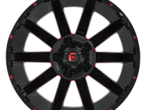 Aluminum Wheels 20X9 Contra D643 8 On 165.1 Gloss Red Milled 125.2 Bore 1 Offset Multi Spoke Fuel Off Road Wheels