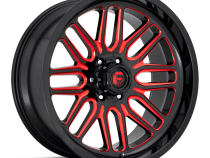 Aluminum Wheels 20X10 Ignite D663 8 On 180 Gloss Black Red Tinted Clear 124.3 Bore -18 Offset Fuel Off Road Wheels