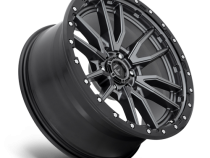 Aluminum Wheels 20X10 Rebel D680 6 On 135 Matte Gunmetal Gray Black Bead Ring 87.1 Bore -18 Offset Fuel Off Road Wheels