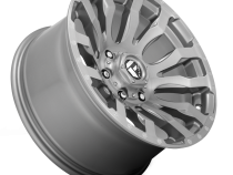 Aluminum Wheels 20X8.25 Blitz D693 8 On 165.1 Brushed Gunmetal Gray Tinted Clear 121.5 Bore -265 Offset Multi Spoke Fuel Off Road Wheels