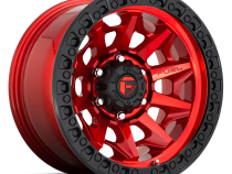 Aluminum Wheels 20X10 Covert D695 8 On 165.1 Candy Red Black Bead Ring 125.22 Bore -18 Offset Multi Spoke Fuel Off Road Wheels
