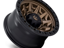 Aluminum Wheels 15X8 Covert D696 5 On 139.7 Matte Bronze Black Bead Ring 108 Bore -12 Offset Multi Spoke Fuel Off Road Wheels