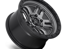Aluminum Wheels 17X9 AMMO D701 6 On 135 Matte Gunmetal Gray W/Black Bead Ring 87.1 Bore -12 Offset 5 Spoke Fuel Off Road Wheels