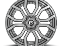 Aluminum Wheels 20X10 Rage Platinum D713 8 On 165.1 Brushed Gunmetal Gray Tinted Clear 125.1 Bore -18 Offset Fuel Off Road Wheels