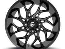 Aluminum Wheels 22X10 Runner D741 5 On 139.7 Gloss Black Milled 78 Bore -18 Offset Fuel Off Road Wheels