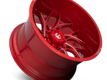 Aluminum Wheels 20X10 Runner D742 8 On 165.1 Candy Red Milled 125.2 Bore -18 Offset Fuel Off Road Wheels