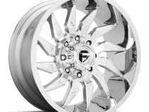 Aluminum Wheels 22X12 Saber D743 6 On 139.7 Chrome 106.1 Bore -44 Offset Fuel Off Road Wheels