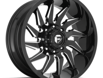Aluminum Wheels 22X10 Saber D744 6 On 139.7 Gloss Black Milled 106.1 Bore -18 Offset Fuel Off Road Wheels