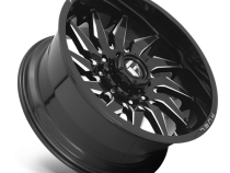 Aluminum Wheels 22X12 Saber D744 6 On 135 Gloss Black Milled 87.1 Bore -44 Offset Fuel Off Road Wheels