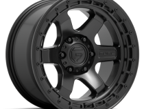 Aluminum Wheels 17X9 Block D750 5 On 127 Matte Black/Black Ring 71.5 Bore -12 Offset 6 Spoke Fuel Off Road Wheels