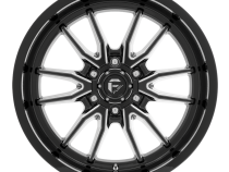 Aluminum Wheels 18X9 Clash 6 D761 6 On 139.7 Gloss Black Milled 106.1 Bore 1 Offset Multi Spoke Fuel Off Road Wheels