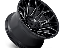 Aluminum Wheels 22X12 Twitch D769 8 On 180 Gloss Black Milled 124.3 Bore -44 Offset Fuel Off Road Wheels