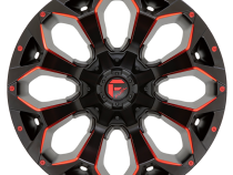 Aluminum Wheels 20X9 Assault D787 5 On 139.7/5 On 150 Matte Black Milled Red Tint 110.1 Bore 1 Offset Fuel Off Road Wheels