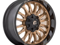 Aluminum Wheels 22X12 Arc D797 8 On 165.1 Platinum Bronze/Black Lip 125.1 Bore -44 Offset Fuel Off Road Wheels
