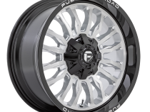 Aluminum Wheels 20X10 Arc D798 8 On 170 Silver/Brushed Face-Milled Black Lip 125.1 Bore -18 Offset Fuel Off Road Wheels