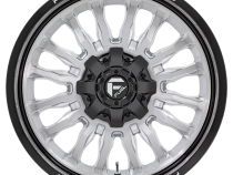 Aluminum Wheels 20X10 Arc D798 8 On 170 Silver/Brushed Face-Milled Black Lip 125.1 Bore -18 Offset Fuel Off Road Wheels