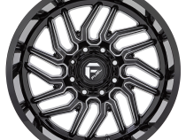 Aluminum Wheels 24X12 Hurricane D807 6 On 135 Gloss Black Milled 87.1 Bore -44 Offset Fuel Off Road Wheels