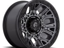 Aluminum Wheels 17X9 Traction D825 5 On 127 Gunmetal Gray/Black Ring 71.5 Bore 1 Offset Fuel Off Road Wheels
