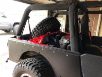 97-06 Jeep Wrangler TJ GateKeeper Tire Carrier Edge Wheel Lug Pattern 5X5 Excessive Industries