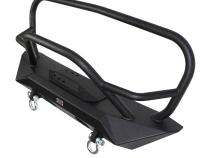 Jeep JK Front Winch Bumper W/Grille Guard 07-18 Wrangler JK Manowar Series Fishbone Offroad