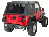 Jeep YJ/TJ Rear Bumper with Receiver For 87-06 YJ Wrangler TJ Wrangler Fishbone Offroad