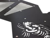 Jeep JL Inner Fenders For 18-Current Wrangler JL Front/Rear Set of 4 Aluminum Black Powdercoat Fishbone Offroad