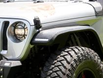 18-Current Jeep Wrangler JL, JLU and 20-Current Jeep JT Gladiator Aluminum Elite Front Fenders Fishbone Offroad
