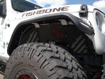 18-Current Jeep Wrangler JL, JLU and 20-Current Jeep JT Gladiator Aluminum Elite Front Fenders Fishbone Offroad
