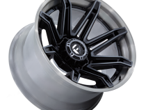 Aluminum Wheels 22X12 Brawl FC401BT 8 On 180 Gloss Black Brushed Dark Tint 124.2 Bore -44 Offset Fuel Off Road Wheels